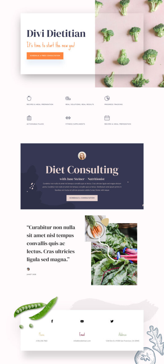 dietitian home page